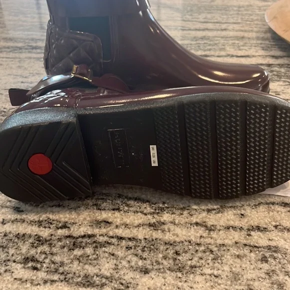 Hunter ankle boot, purple 8 - Picture 4 of 4